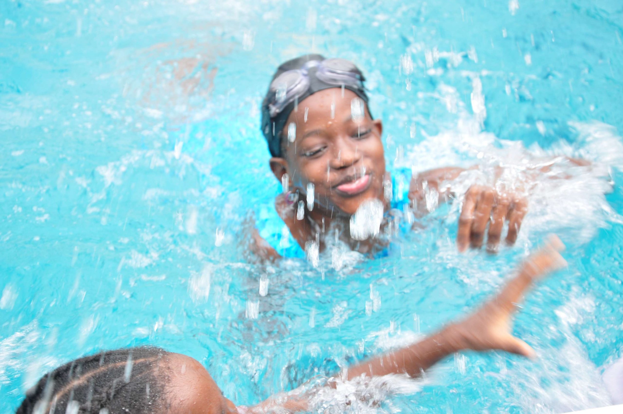 One of our swimming classes.